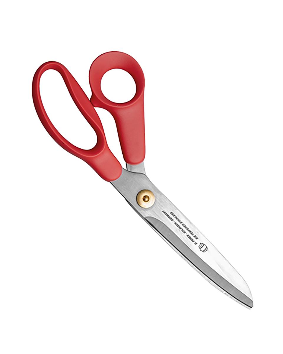 Keukenschaar - 0.21 KG - 26 CM - RVS - Rood - 802002