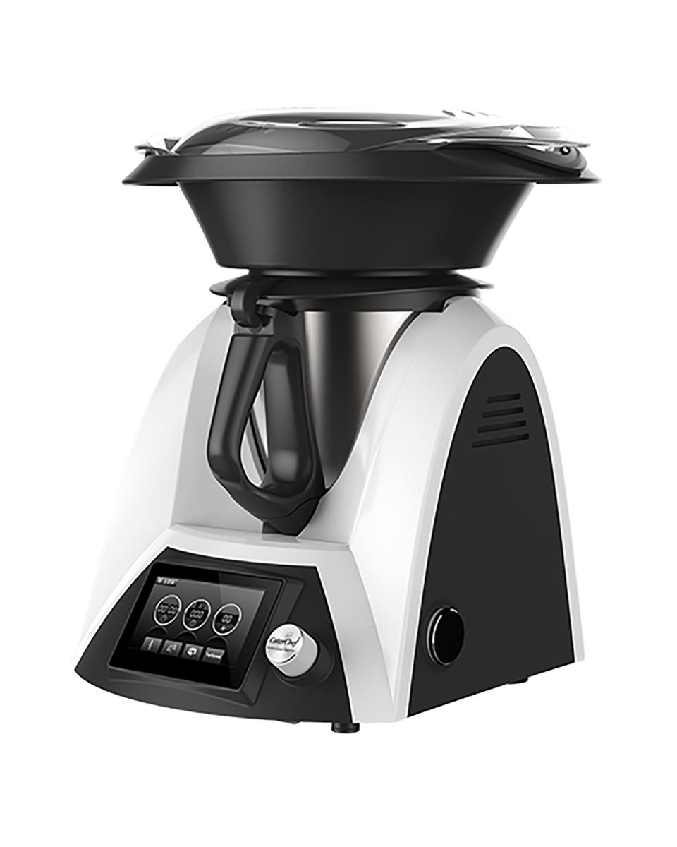 Thermoblender - H 43.6 x 39 x 32 CM - 8.5 KG - 220 - 240 V - 1500 W - RVS - Wit - 2 Liter - +37°C / +120°C - Caterchef - 450100