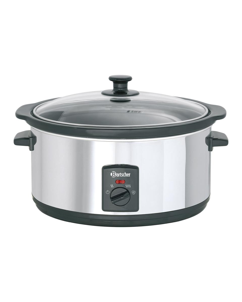 Slowcooker - 6.5 Liter - Aluminium - Bartscher - A100265