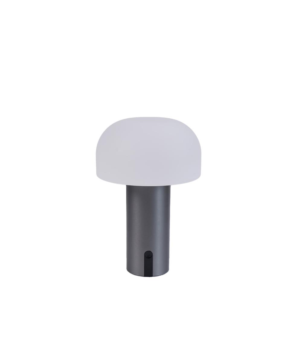 Terras Tafellamp - Seta - LED - Grijs - Promoline