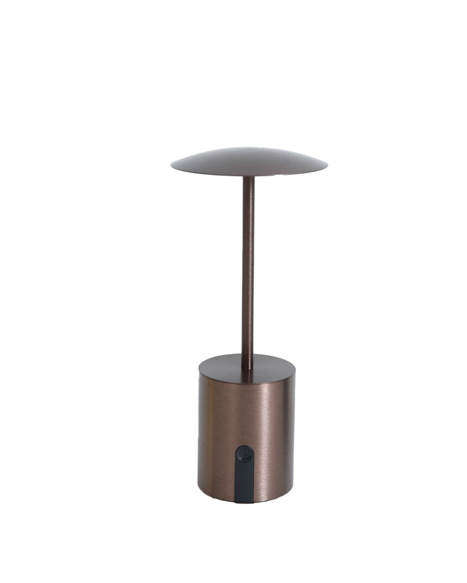 Terras Tafellamp - Paraguas - LED - Brons - Promoline