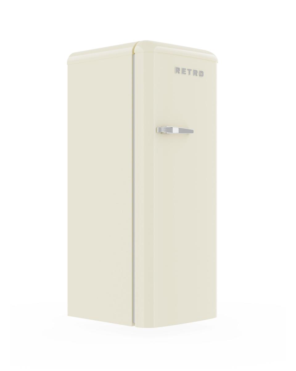 Koelkast Retro - Met Vriesvak - 194/24 Liter - Staandmodel - Creme - Promoline