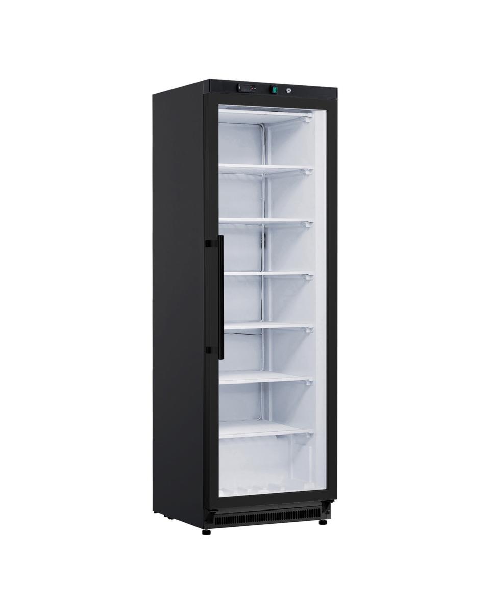 Vrieskast glazen deur - 400 Liter - Zwart - 1 deurs - Promoline - G-Line