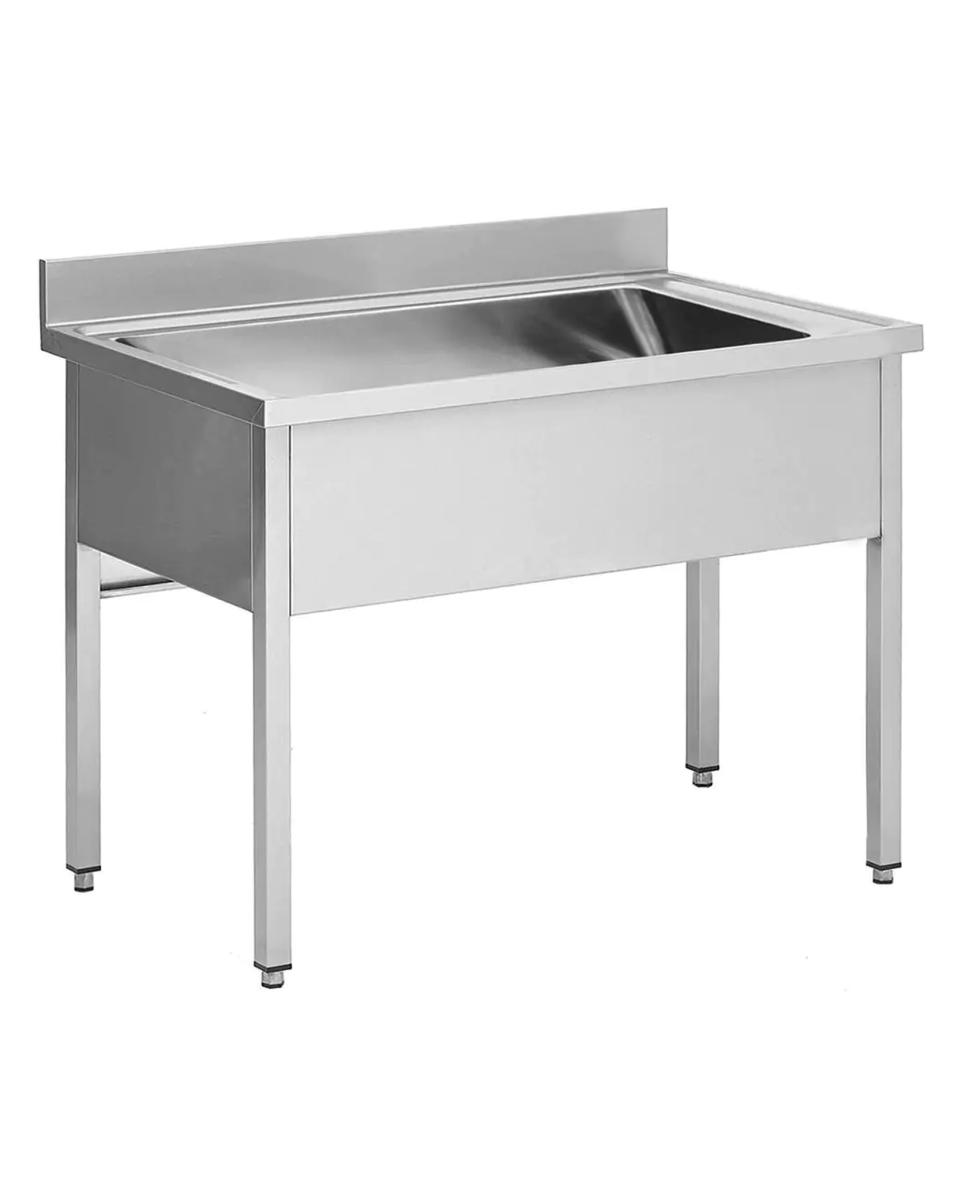 RVS Wastrog - Zonder Onderschap - Opstaande Rand 10 CM - Promoline