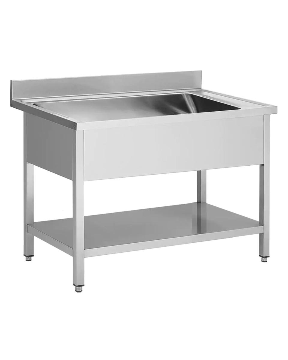 RVS Wastrog - Met Onderschap - Opstaande Rand 10 CM - Promoline