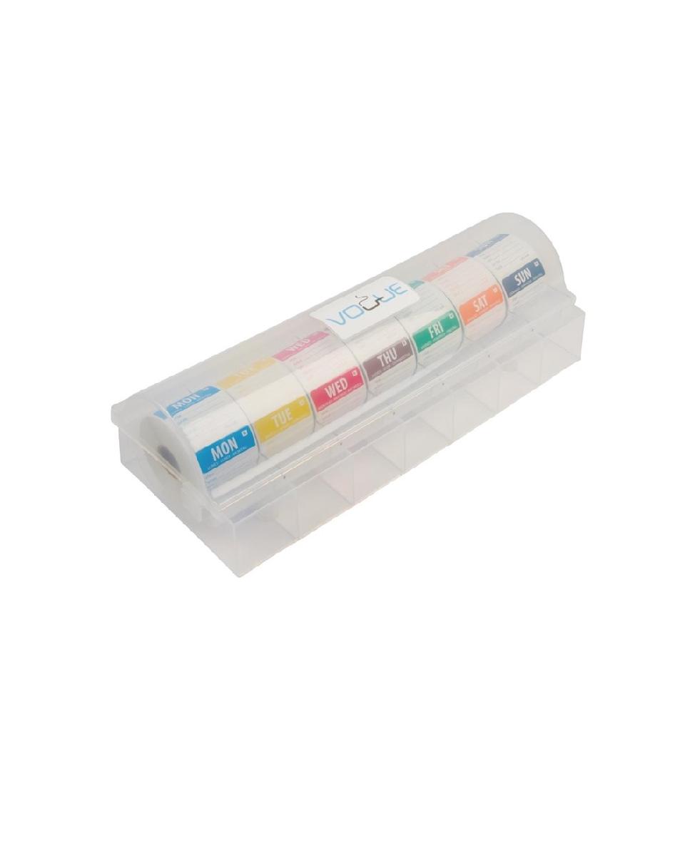 Daglabels - Afneembaar - Met dispenser - H 6.4 x 48.9 x 13.3 CM - Vogue - S811