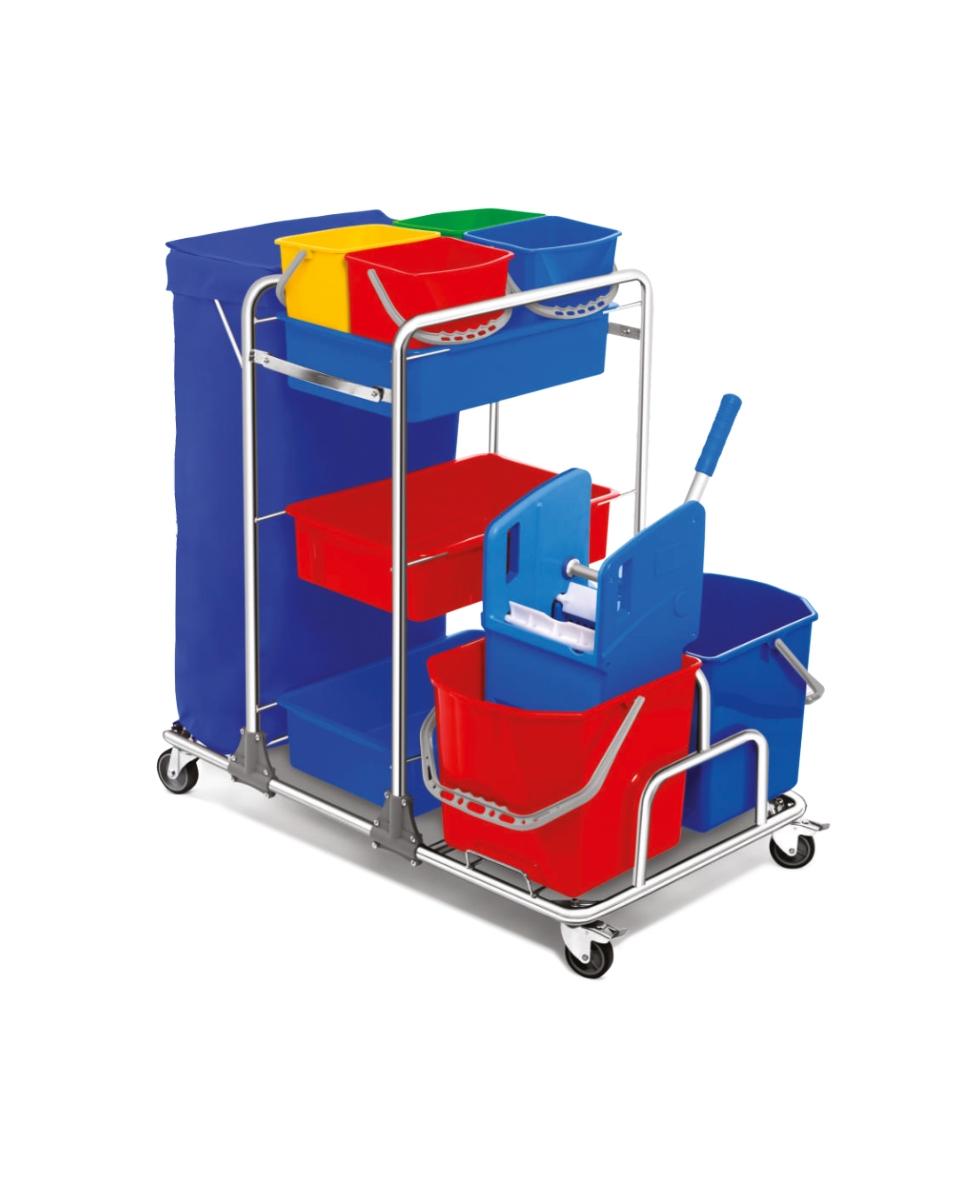 Schoonmaakwagen - Deluxe - Kunststof - Promoline