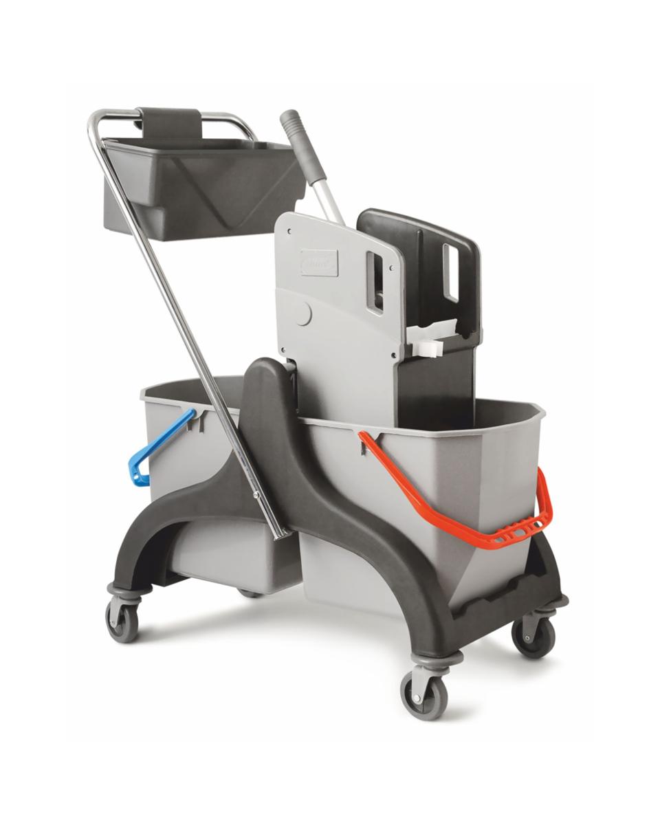 Schoonmaakwagen - Kunststof / Aluminium - Compleet set - 2 x 25 Liter - Promoline