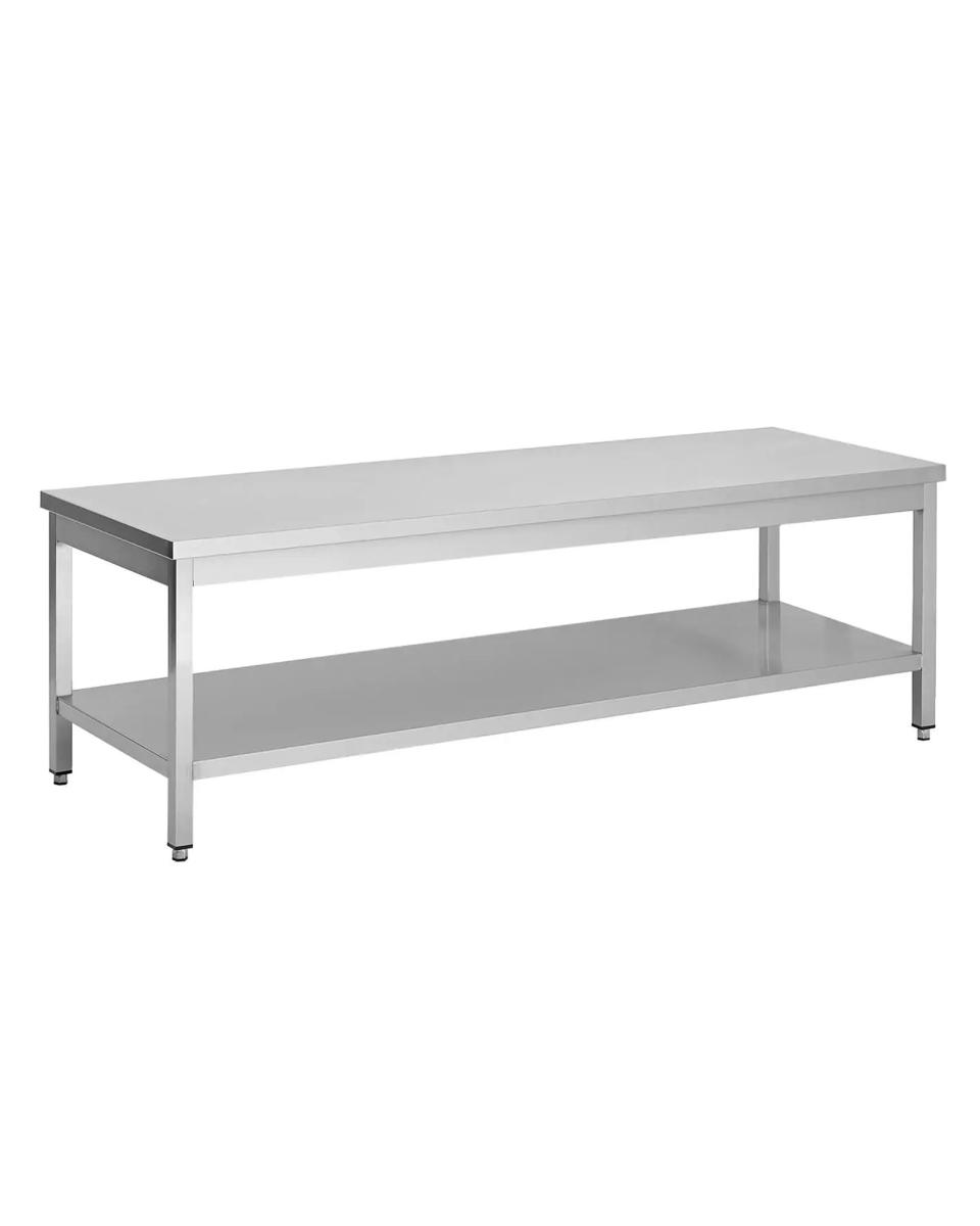 RVS Woktafel - Met Onderschap - Promoline