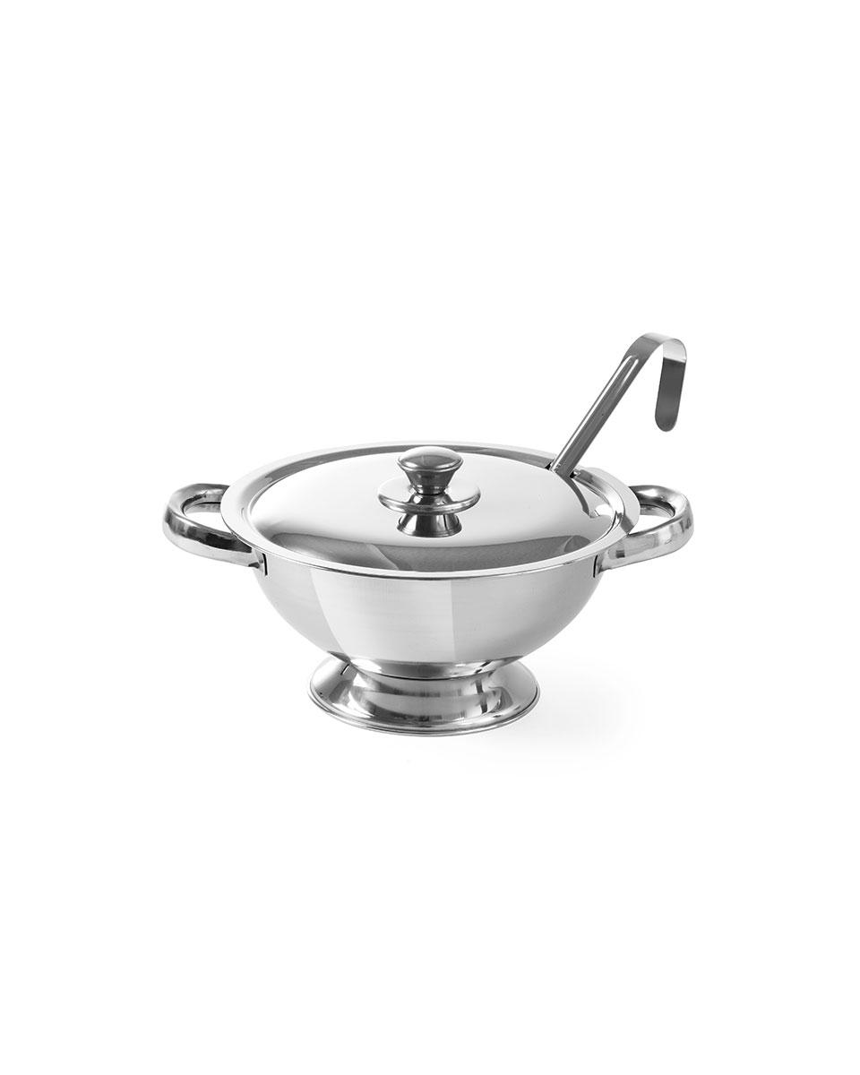 Soepterrine - 2.7 liter - RVS - Hendi - 434208