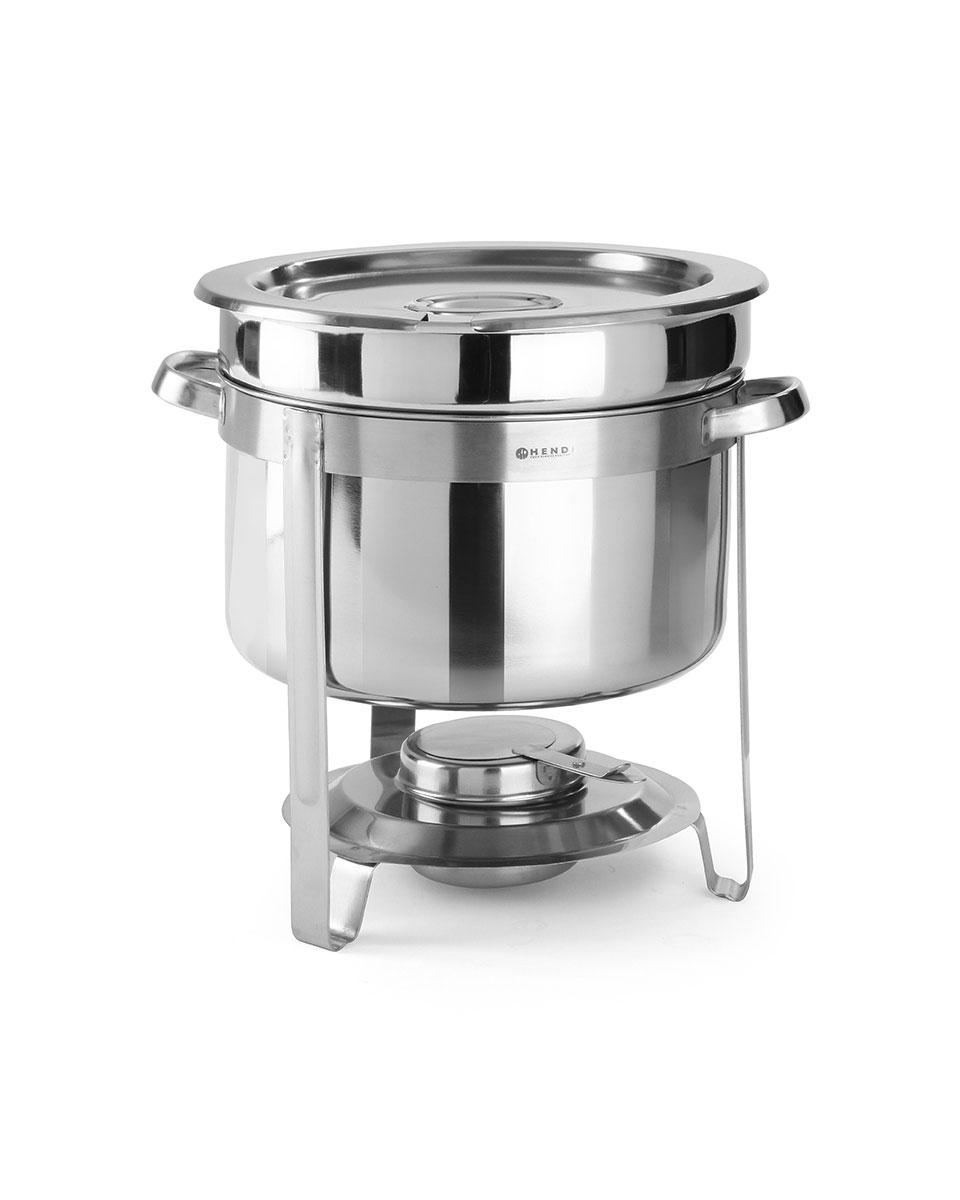 Soep chafing dish - Economic - 8 liter - RVS - Hendi - 472507