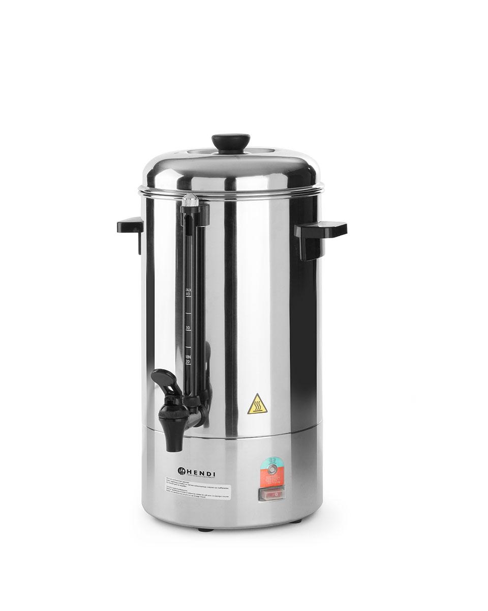 Koffie percolator - 6 liter - Enkelwandig - Hendi - 208007