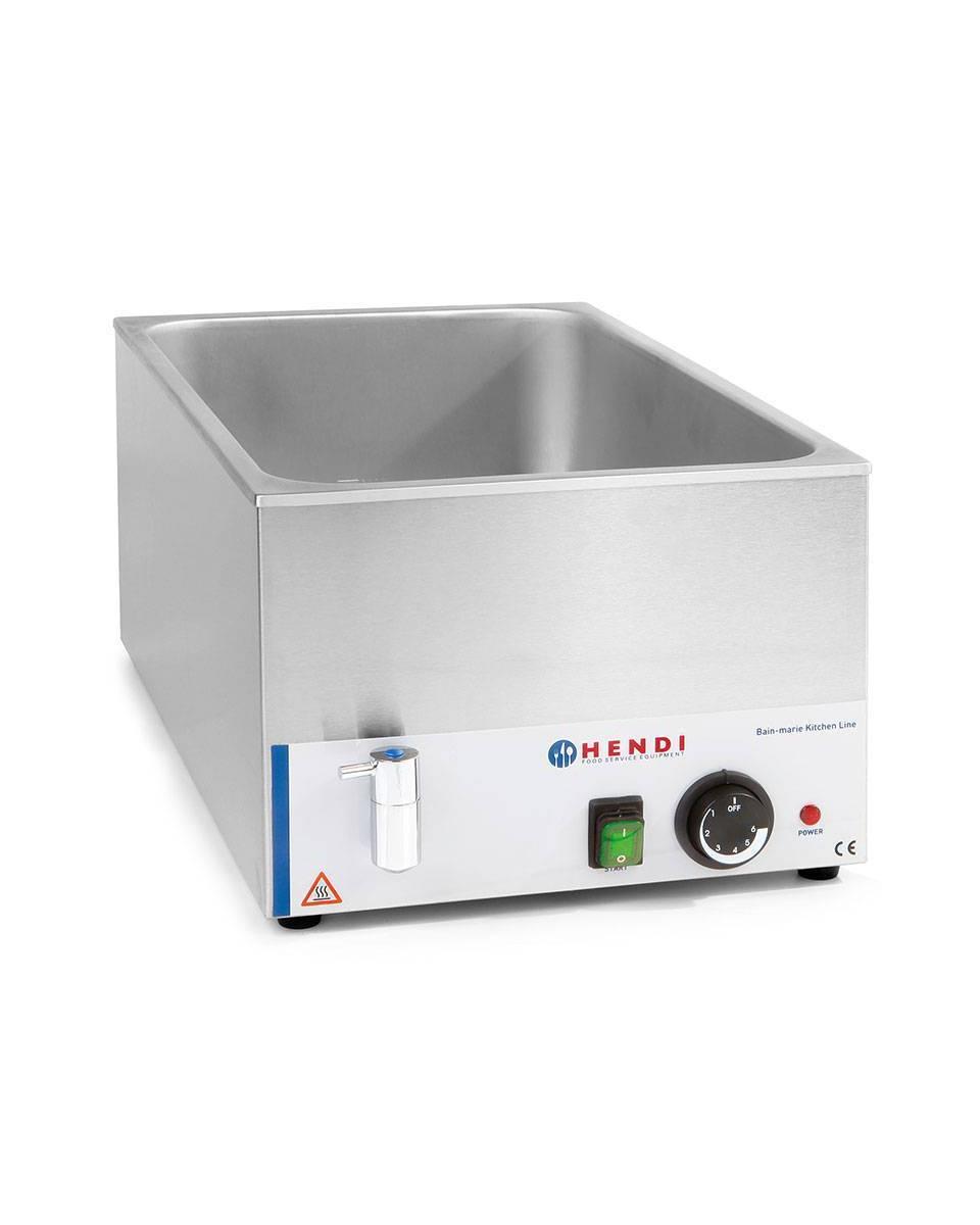 Bain Marie met Wateraftapkraan - Kitchen Line - Hendi - 238912