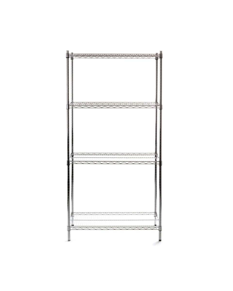 Opbergrek - 4 schappen - 455x910x1830 mm - Hendi - 812259