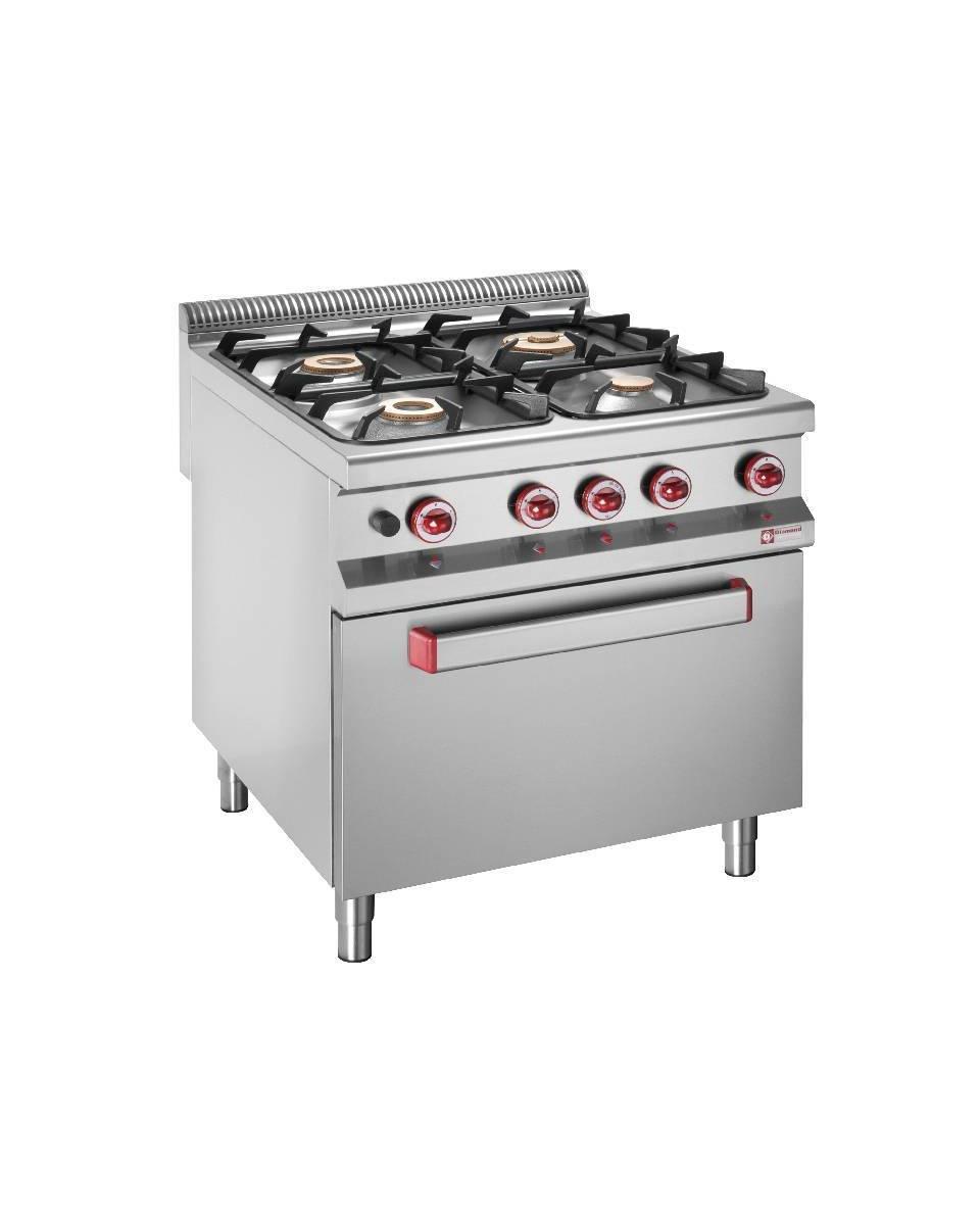 Gasfornuis - Gasoven - 4 Pitten - Diamond - G9/4BF8