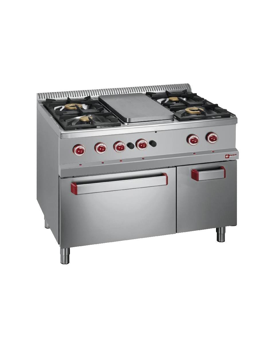 Gasfornuis -  Gasoven - Doorkookplaat - 4 Pitten - Diamond - G7/TM4BFA11