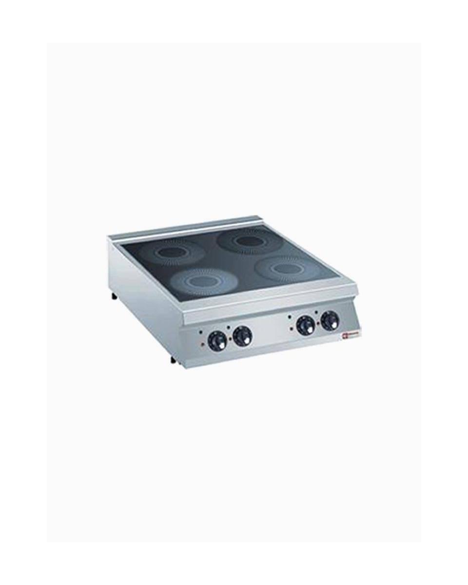 Fornuis - Inductie - 2 Zones - 2 x 5kW - Tafelmodel - Diamond - E22/4ID8T-N