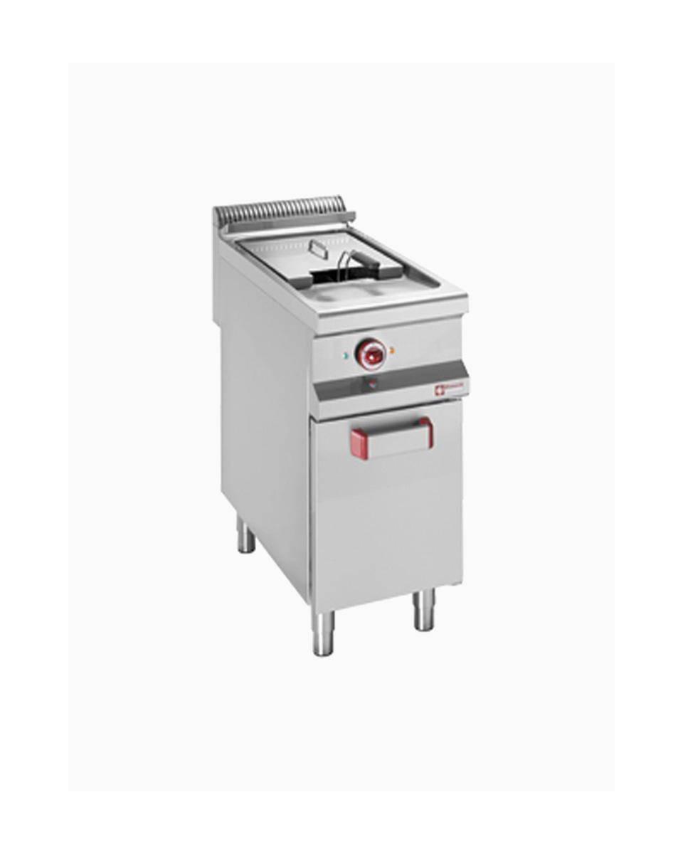 Friteuse - 18 Liter - Elektrisch - Aftapkraan - Onderstel - Diamond - E9/F18A4