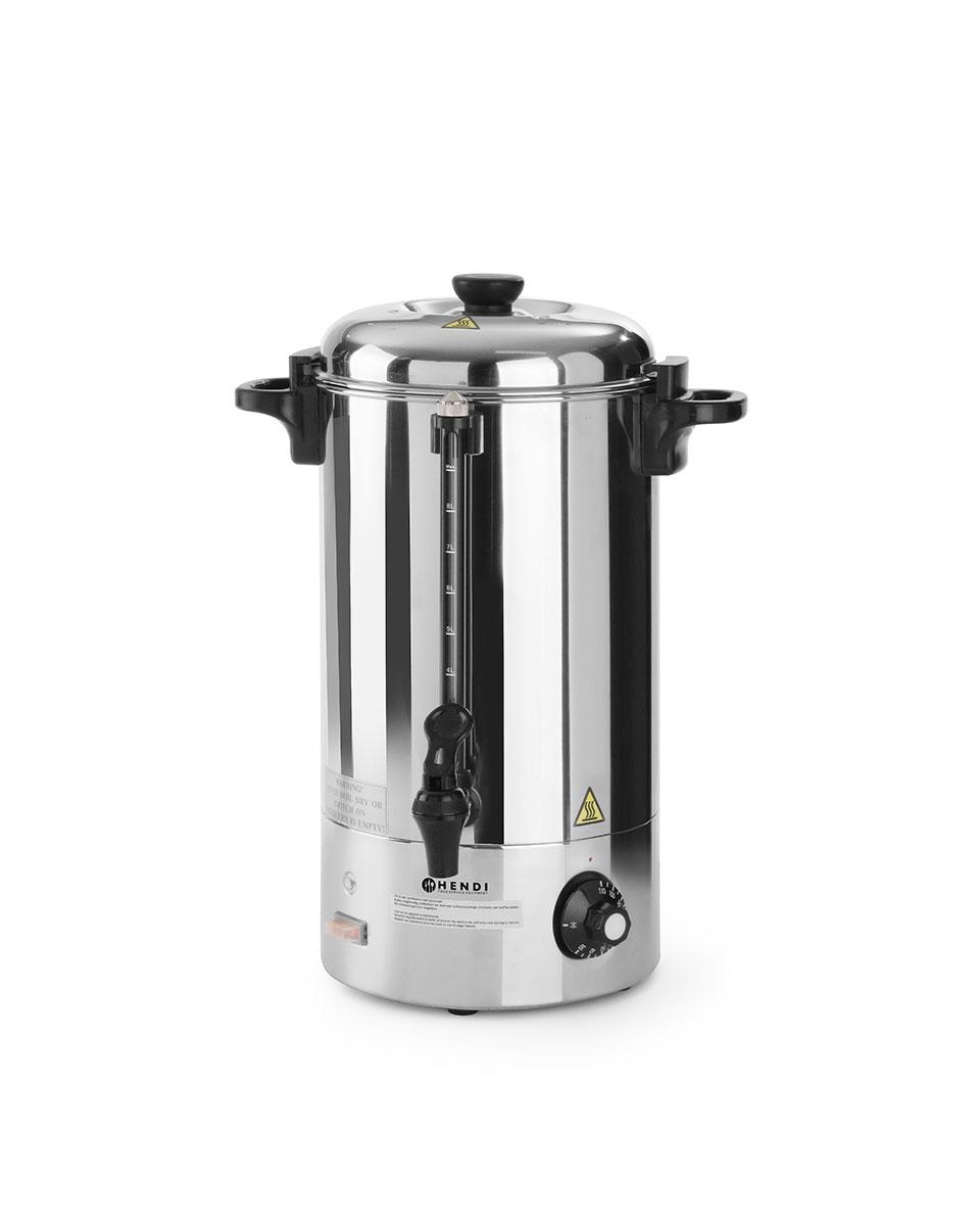 Warme dranken ketel - 10 liter - Enkelwandig - Hendi - 209882