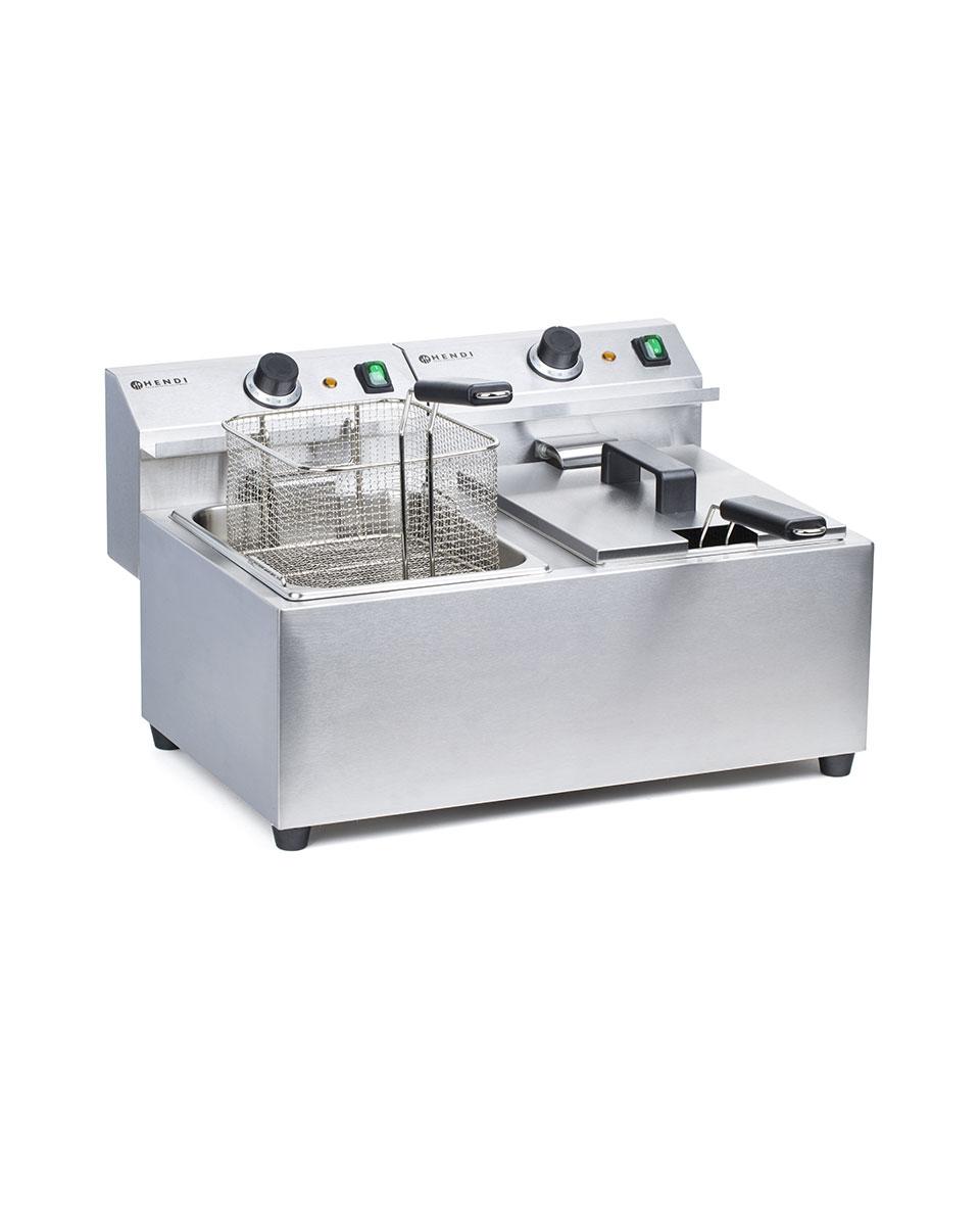 Horeca Friteuse -  Mastercook - 2 x 8 Liter - Hendi - 207307