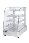 Warmhoudvitrine - Gebogen Ruit - RVS - 230V - B 35 CM - G-Line HW-147707 €299.00 Warmhoudvitrine