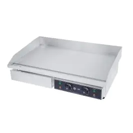 Bakplaat - Elektrisch - Glad - Tafelmodel - RVS - 2 x 230V - G-Line