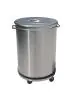 Vuilnisbak - 50 Liter - Voetpedaal - Wielen - Diamond - PCRA/50B