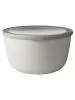 Schaal - H 13 x Ø22 CM - Met deksel - Wit - Mepal - Cirqula - 529975