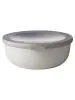 Schaal - H 8 x Ø19 CM - Met deksel - Wit - Mepal - Cirqula - 529974