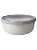 Schaal - H 7 x Ø16 CM - Met deksel - Wit - Mepal - Cirqula - 529973