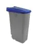 Afval Container - H 88 x 42 x 57 CM - 4.1 KG - Polypropyleen - Blauw - 110 Liter - Denox - 600090