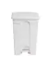 Afvalemmer - 45 Liter - Wit - H 60 x 40.5 x 39.5 CM - Polypropyleen - Jantex - DC709