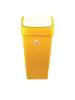 Afvalbak - Swingdeksel - Geel - H 71 x 33 x 32 CM - Polypropyleen - Scot Young - CC080