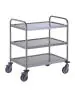 Serveerwagen - 3 niveaus - RVS - Tournus - GL886