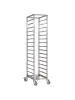 Regaalwagen - 60x40 CM - 18 etages - H 180 x 65 x 46 CM - RVS - Gastro M - DS459