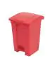 Afvalemmer - 45 Liter - Rood - H 60 x 40.5 x 39.5 CM - Polypropyleen - Jantex - DC708
