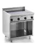 Fornuis - Inductie - Elektronische Temperatuurregeling - RVS - 400V - H 85 x B 80 x D 70 CM - Saro - 423-1450