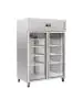 Koelkast - 1200 Liter - 2-Deurs - Glazen Deur - RVS - Polar