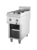 Kooktafel - Elektrisch - 2 Zones - RVS - 400V - B 40 CM - G700 Line - G-Line