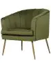 Fauteuil Relax - Olijfgroen - Velvet - B 75 CM - G-Line