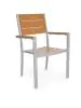 Terrasstoel Forest - Stapelbaar - Armleuning - Licht Hout - G-Line