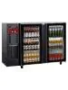 Koelkast - 375 Liter - 2-Deurs - Glazen Deur - Zwart - Diamond