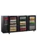 Koelkast - 579 Liter - 3-Deurs - Glazen Deur - Zwart - Diamond