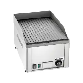 Grillplaat - Elektrisch - 1 Zone - Geribbeld - Bartscher - 370035