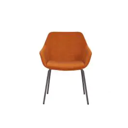 Stoel Toledo - Terracotta - Ribstof - G-Line