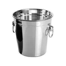 Ijs emmer - H 13 CM - 1.4 Liter - Ø14.5 CM - RVS - Emga