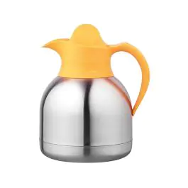 Isoleerkan - H 20 CM - 0.5 KG - RVS 18/10 - Geel - 1 Liter - 595010