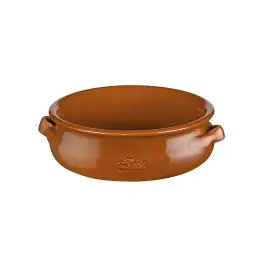 Casserole - H 5.5 CM - 0.5 KG - Ø15 CM - Aardewerk - Terracotta - 0.5 Liter - Regas - 540131