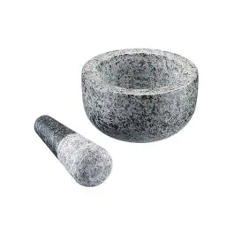 Vijzel - H 7 CM - 1.751 KG - Ø13.1 CM - Graniet - Decor - Westmark - 016115
