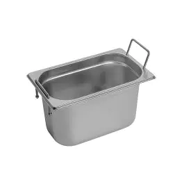 Gastronormbak - 1/4 GN - 3.8 Liter - H 15 x 26.5 x 16.2 CM - RVS - Caterchef - 953462